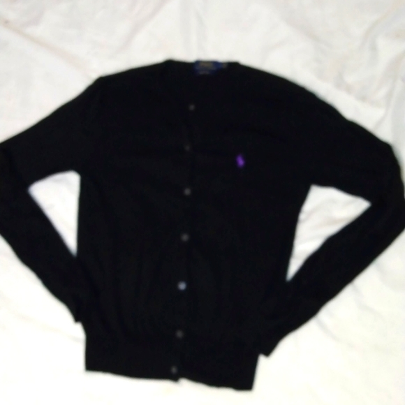 EUC POLO RALPH LAUREN BUTTON UP CARDIGAN SWEATER - Picture 3 of 6